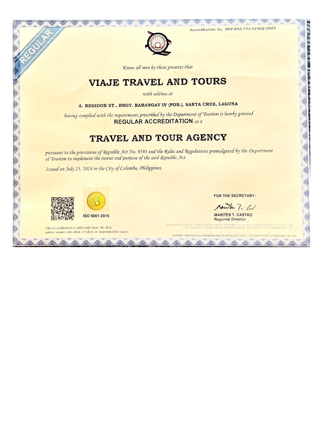 DOT Certified