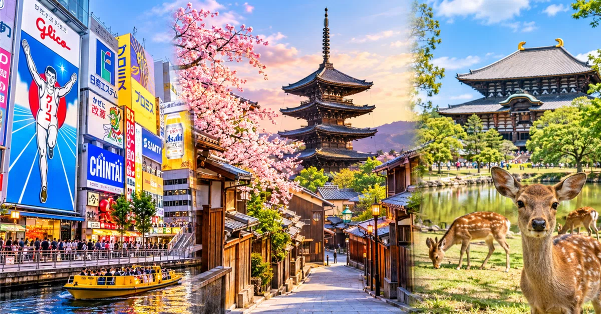 OSAKA+KYOTO+NARA (3 in 1)